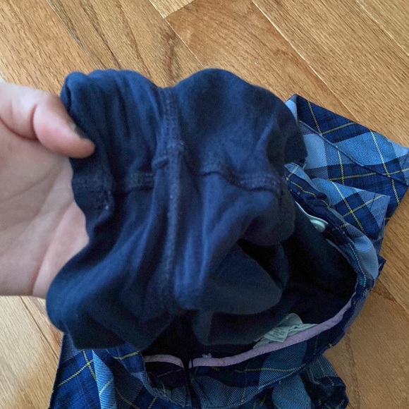 Lands' End Blue Plaid Mini Skirt - Picture 11 of 12